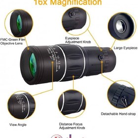 تصویر دوربین شکاری تک چشم بوشنل 16X52 