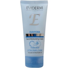 تصویر کرم مرطوب کننده و آبرسان دست اوی هیدرا اویدرم 75 میلی لیتر Eviderm Evihydra Hand Moisturizing Cream 75 Ml