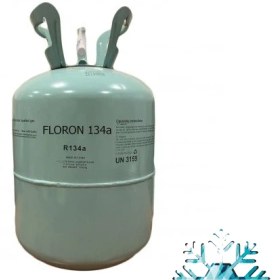 تصویر گاز مبرد 13.6 کیلویی R134a فلورن (Floron) 