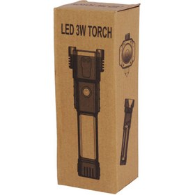 تصویر چراغ قوه شارژی چندکاره Electric Torch 3W Electric Torch 3W Flash light