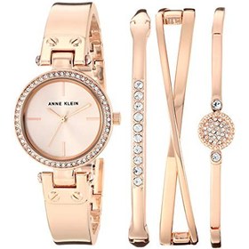 Anne klein swarovski crystal accented online watch