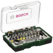 تصویر مجموعه 28 عددی سری بکس و پیچ گوشتی بوش مدل 2607017331 Bosch 2607017331 Ratchet Wrench And Screwdriver Set 28 PCS