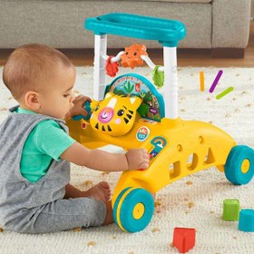 تصویر واکر دوطرفه Fisher Price زرد 