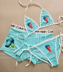 تصویر ست کاپلی زن و مرد سه تکه نخی طرح سالیوان 