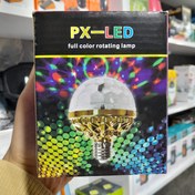 تصویر لامپ رقص نور چرخشی طلایی مناسب جشن تولد 