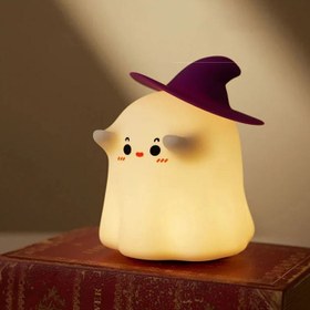 تصویر چراغ خواب سیلیکونی مدل روح Silicone ghost night light