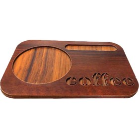 تصویر زیر لیوانی طرح Coffee مستطیل مدل U128 