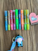 تصویر اکلید مایع تزیینی رنگی - آبی 