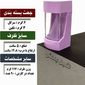 تصویر ظرف نگین بنفش 