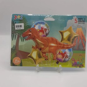 تصویر فویلی 5 عددی دایناسور 