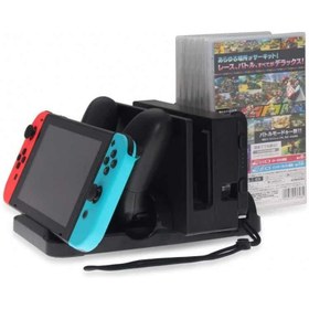 تصویر پایه شارژر چند کاره نینتندو سوییچ ا DOBE Multi Function Charging Stand for Nintendo Switch DOBE Multi Function Charging Stand for Nintendo Switch
