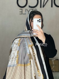 تصویر شال ابریشم DIOR مشکی کد2138 