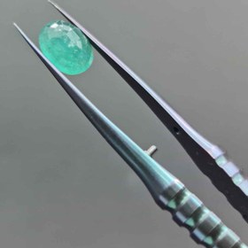 تصویر زمرد بیضی کد 37265 