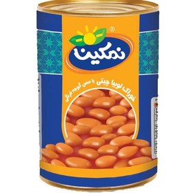 تصویر خوراک لوبیا چیتی با سس گوجه فرنگی 