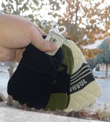 تصویر مجموعه دو جفتی جوراب مچی انگشتی 