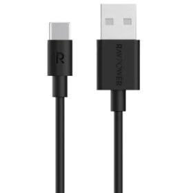 تصویر کابل USB-A به USB-C راوپاور مدل RP-CB044 طول 1 متر RAVPower USB-A to USB-C Cable 1.0m RP-CB044