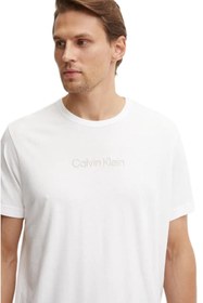 تصویر تیشرت مردانه کلوین کلاین اورجینال سفید Calvin Klein 000NM2748E 