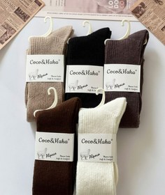 تصویر جوراب لاما رنگی 1211 