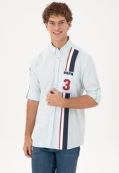 تصویر پیراهن مردانه آستین بلند راسته | یو اس پولو U.S. Polo Assn. 1096806 