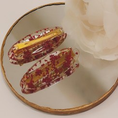 تصویر گل سر رزینی Resin head clips