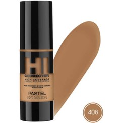 تصویر کرم پودر پوشانندگی بالا پاستل شماره 408 | Pastel High Coverage Liquid Foundation 