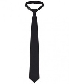 تصویر کراوات مشکی ساتن 