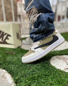 تصویر نایکی جردن ۱ ترویس اسکات گلف || Nike Jordan 1 Travis Scott Golf (کد ۳۵۸) 