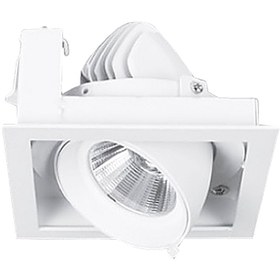 تصویر چراغ سقفی گریل 32×1 وات آفتابی ای دی سی Grill Ceiling lighting 1×32 W, Warm white EDC