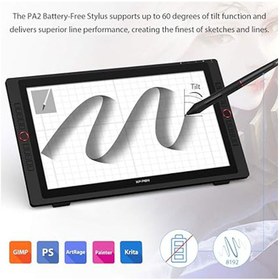 تصویر تبلت گرافیکی XP-PEN Artist24 Pro با صفحه‌نمایش 23.8 اینچی و کیفیت تصویر 2K QHD(تحویل 5 الی 7 روز کاری) 