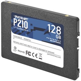 تصویر حافظه SSD پاتریوت 128 گیگابایت مدل P210 - الماس رایان ایرانیان ( 18 الی 24 ماهه ) Patriot P210 128GB 2.5 inch SATA SSD