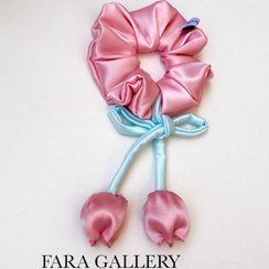 تصویر کش مو (اسکرانچی) گل لاله 