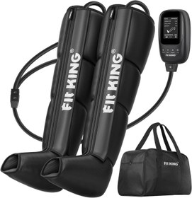 تصویر FIT KING Air Compression Recovery System Full Leg amp Foot Compression Massage Boots for Blood Circulation and Fast Recovery Enhance Sports Performance (Medium) - ارسال 10 الی 15 روز کاری 
