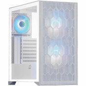 تصویر کیس کامپیوتر تسکو مدل GC4508 ARGB Mid Tower سفید TSCO GC4508 ARGB Mid Tower White Computer Case