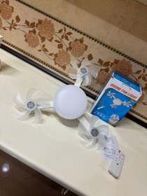 تصویر پنکه سقفی LED با ریموت 