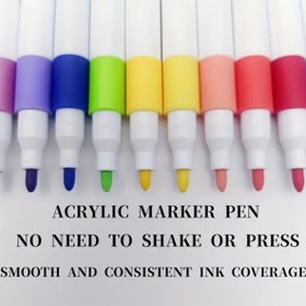 تصویر ماژیک آکریلیک ۲۴ رنگ 