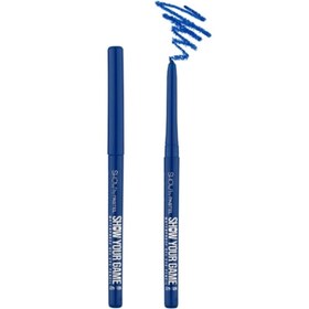 تصویر مداد چشم رنگی پاستل مدل Show Your Game - 413 pastel Waterproof Gel Eye Pencil