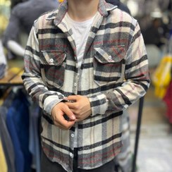 تصویر پیراهن پشمی مردانه(ارسال رایگان) - کرم 