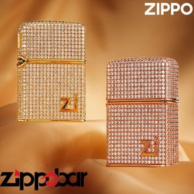 تصویر فندک زیپو اصل طرح الماس-Zippo Diamond Design 