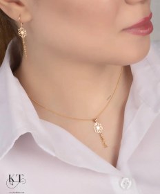 تصویر نیم ست طلا ثمین 4 