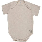 تصویر بادی نوزادی آستین کوتاه کرم نیل کوک Nilkouk مدل MBS8-3 