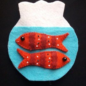 تصویر گیره سر طرح ماهی در بسته بندی ویژه 