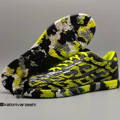 تصویر کفش فوتسال آدیداس توتال زیره لاستیک ضد سر ( سوت کش ) فوتبال سالنی Adidas Total ( 30 تا 45 ) مردانه پسرانه زنانه 