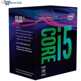 تصویر پردازنده مرکزی اینتل سری Coffee Lake مدل Core i5-9400F - استوک ا Intel Core i5-9400F Coffee Lake 9th Gen Processor Intel Core i5-9400F Coffee Lake 9th Gen Processor