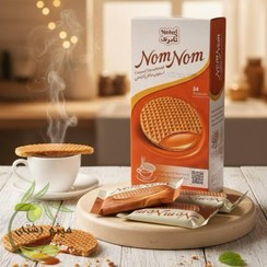 تصویر وافل کاراملی 24 عددی نادری 