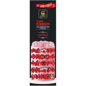 تصویر روبان کیک دختر کفشدوزکی 