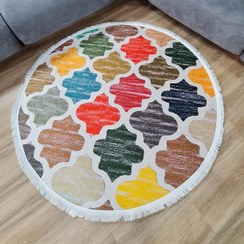 تصویر فرشینه گرد 4 متری 