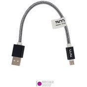 تصویر کابل تبدیل پاوربانکی تسکو مدل TC 51N طول 0.2 متر TSCO TC 51N USB to microUSB Cable 0.2m