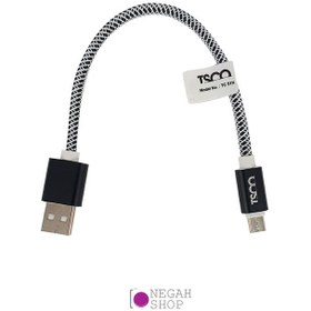 تصویر کابل تبدیل پاوربانکی تسکو مدل TC 51N طول 0.2 متر ا TSCO TC 51N USB to microUSB Cable 0.2m TSCO TC 51N USB to microUSB Cable 0.2m