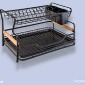 تصویر جاظرفی دو طبقه جاظرفی دو طبقه مشکی یونیک کد UN-2940