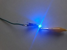 تصویر ال ای دی طول موج ماکزیمم 460 